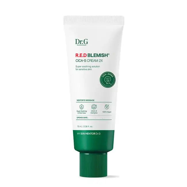 Dr.G Red Blemish Cica S Cream 2X - 70ml Korean skincare product image 1