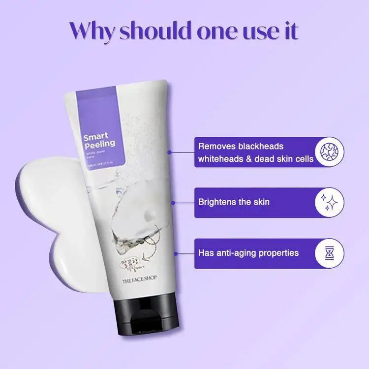 The Face Shop WHITE JEWEL PEELING 120ml Korean beauty product image 7