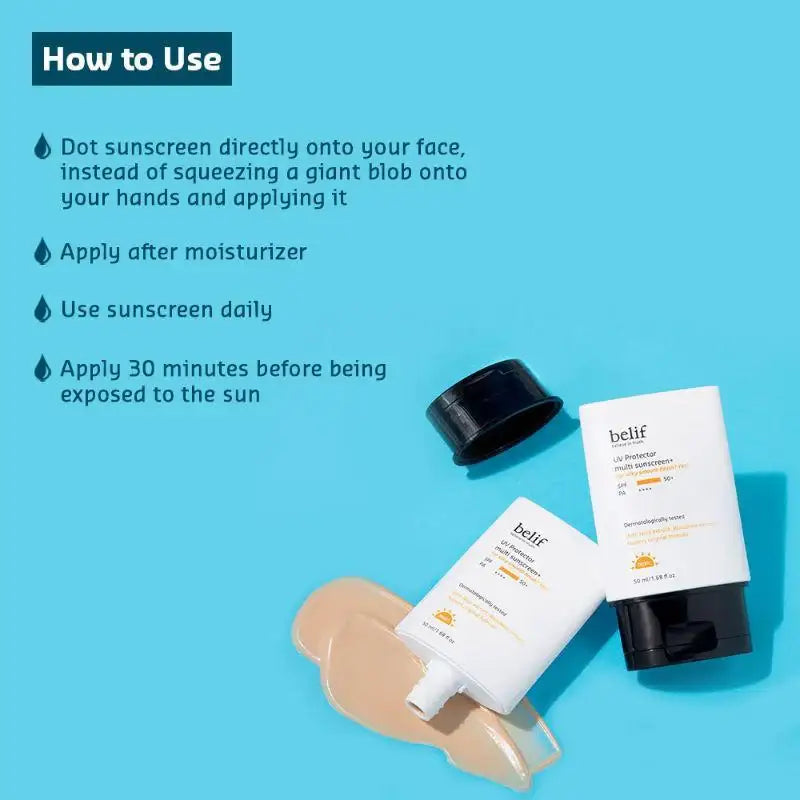 Belif UV protector multi sunscreen+ 50 ml — Tinted Sunscreen — product detail 8