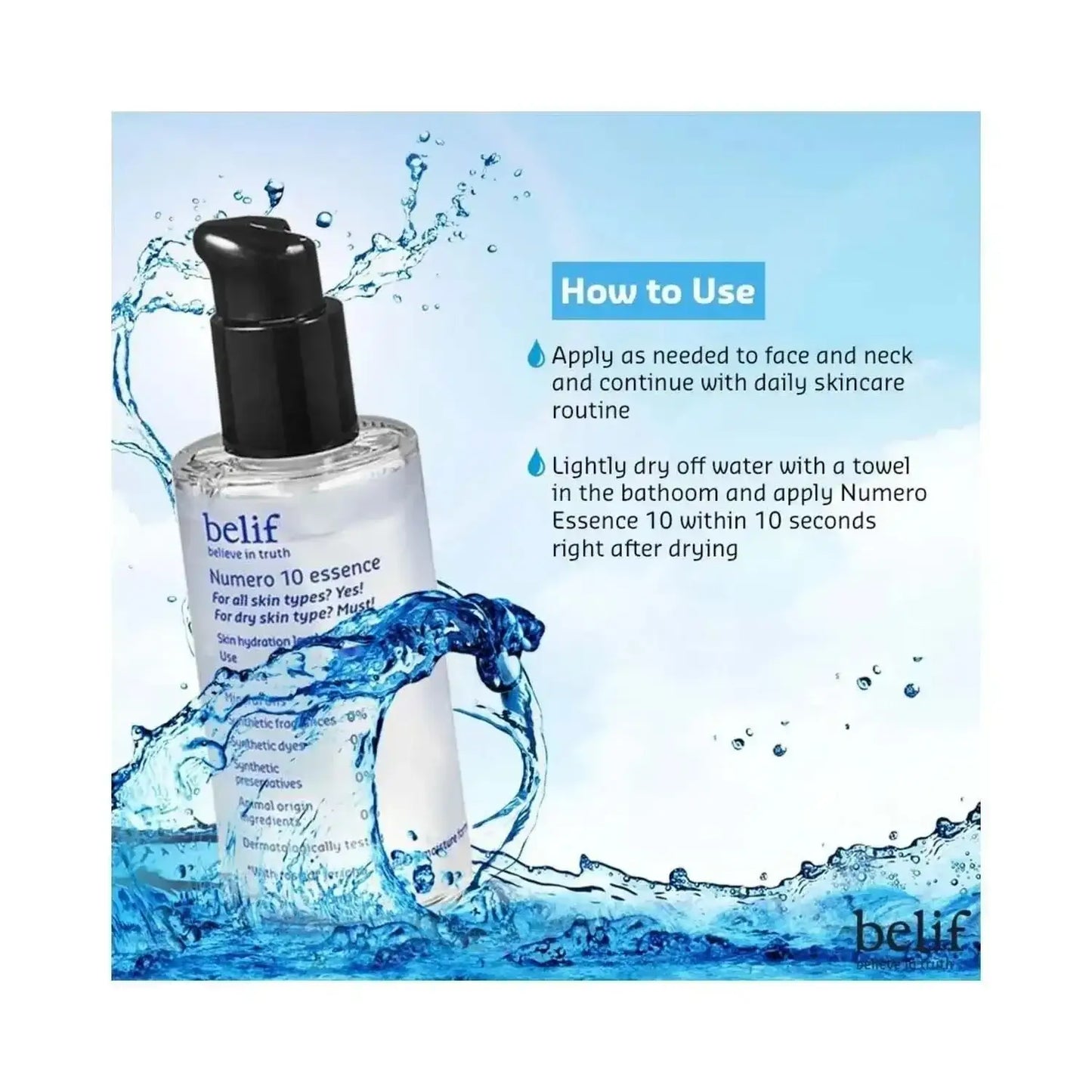 Belif Numero 10 essence 75 ml — Facial Essence — product detail 10