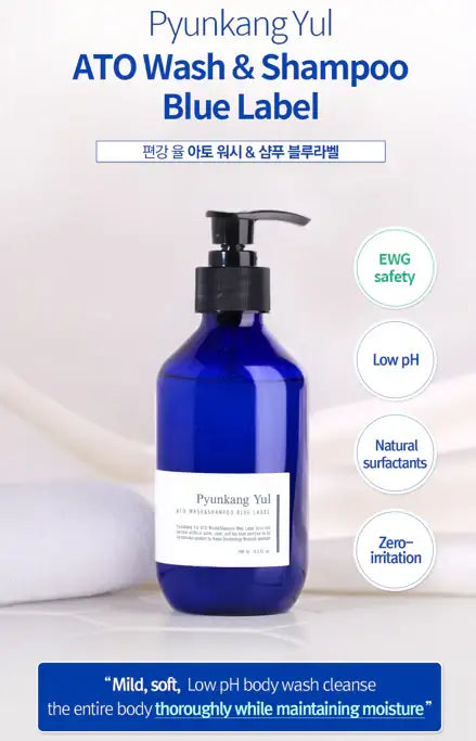 PyunkangYul ATO Wash & Shampoo Blue Label 350ml Korean product view 8