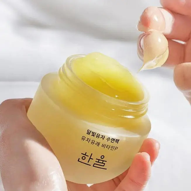 Hanyul Moonlight Citron Sleeping Mask 60ml Korean skincare product image 4