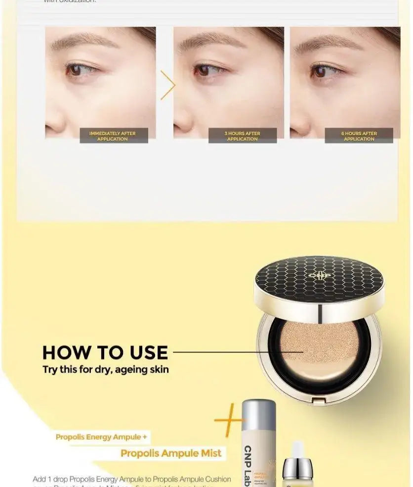 CNP Laboratory Propolis Ampule In Cushion -No.23 X2ea Korean skincare product image 7