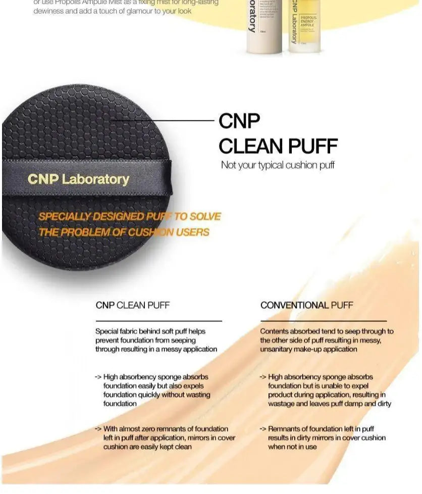 CNP Laboratory Propolis Ampule In Cushion -No.23 X2ea Korean skincare product image 8