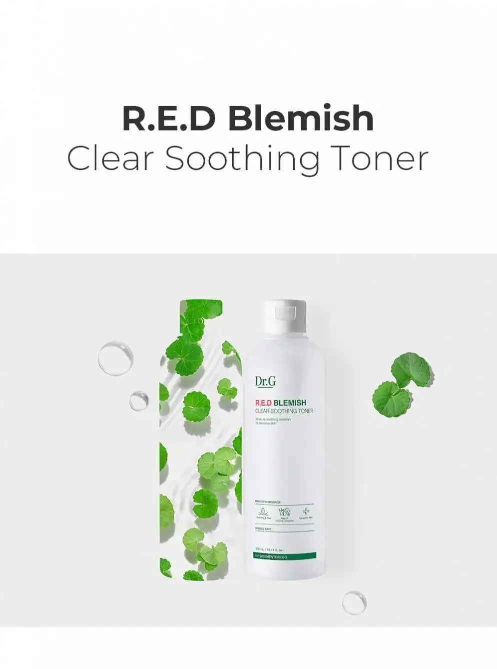 Dr.G Red Blemish Clear Soothing Toner 300ml Korean skincare product image 3