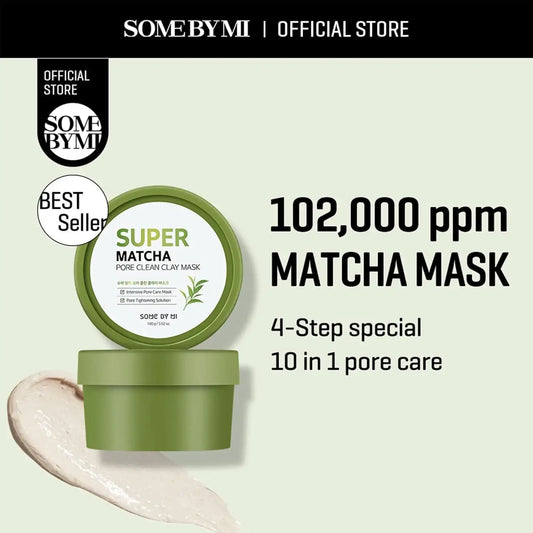 SomeByMi Korean matcha clay mask product view 2