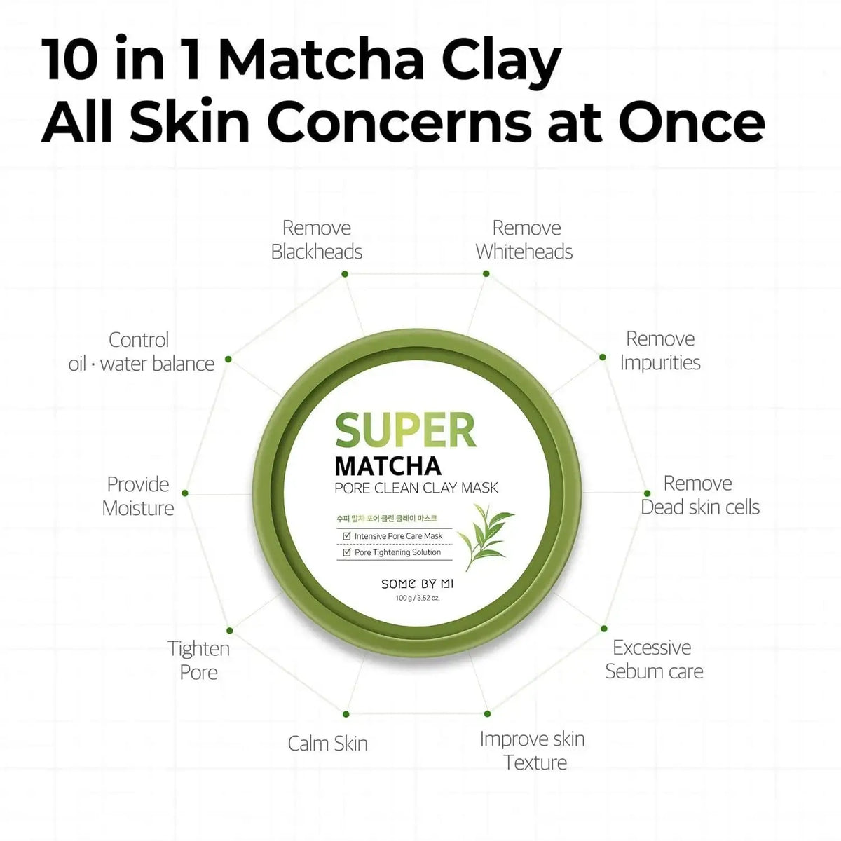 SomeByMi Korean matcha clay mask product view 5