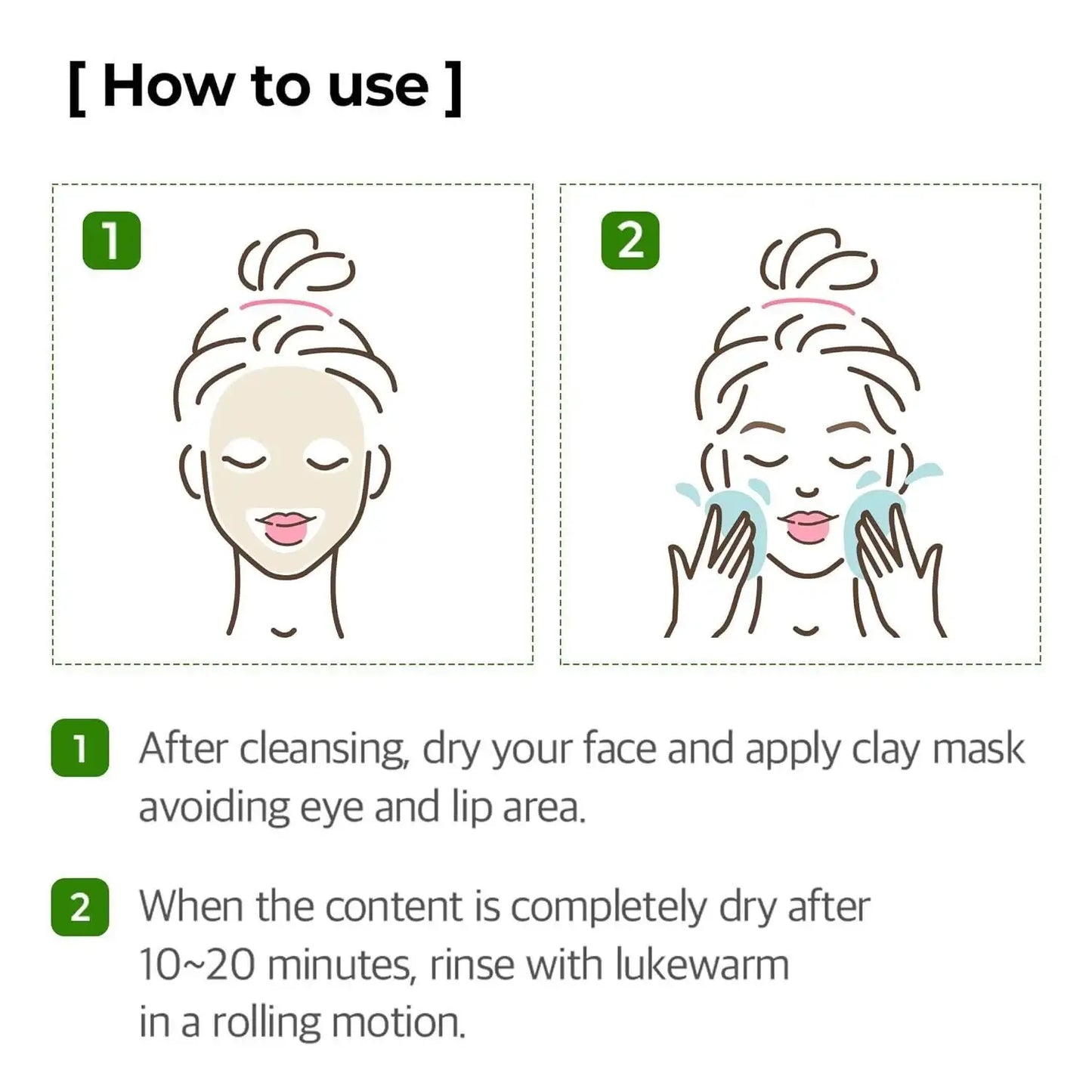 SomeByMi Korean matcha clay mask product view 7