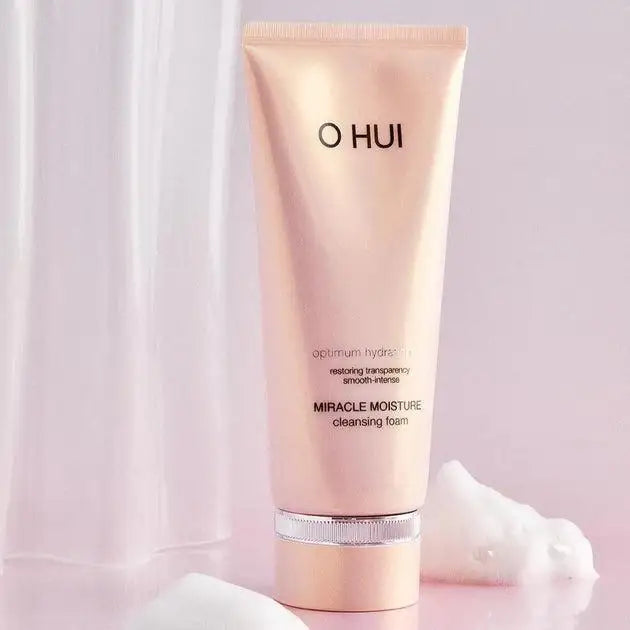 O HUI MIRACLE MOISTURE CLEANSING FOAM 200ml luxury Korean cleanser product image 2