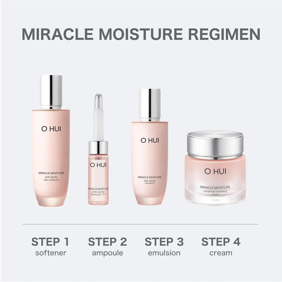 O HUI MIRACLE MOISTURE CERAMIDE BOOSTING CREAM 60ml luxury Korean cream product image 6
