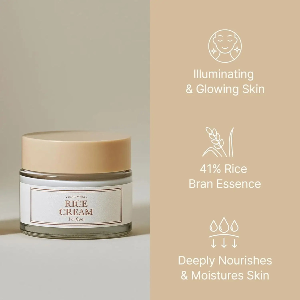 I’m From Rice Cream 50g Korean beauty product image 3