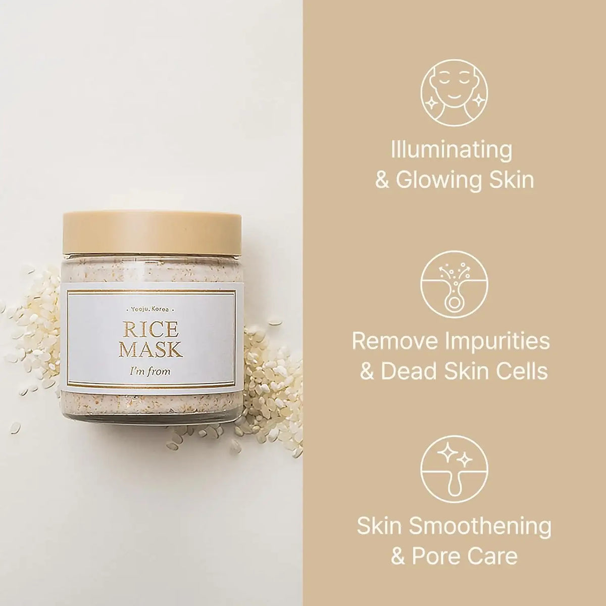 I’m From Rice Mask 110g Korean beauty product image 4