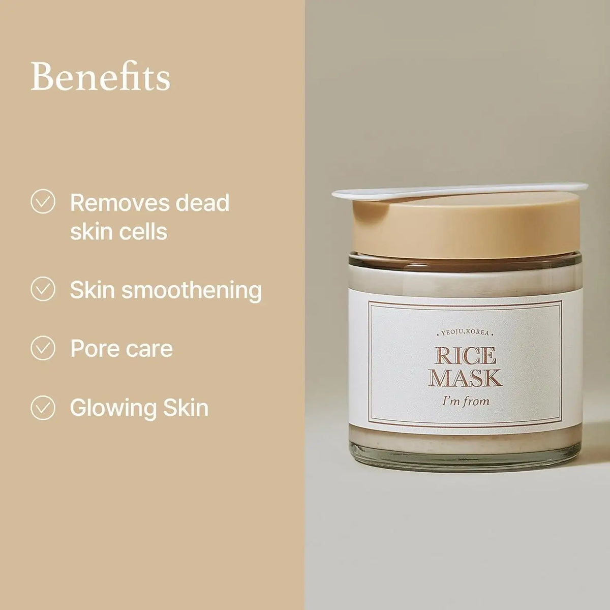 I’m From Rice Mask 110g Korean beauty product image 8