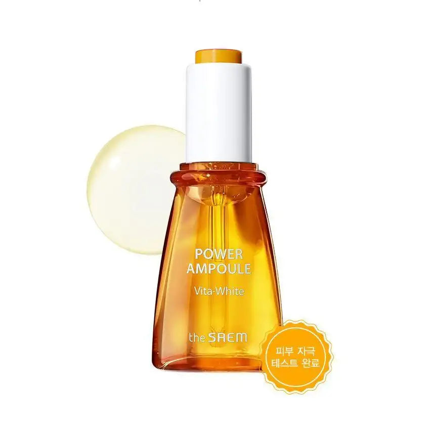 The Saem Power Ampoule Vita White 35ml Korean beauty product image 4