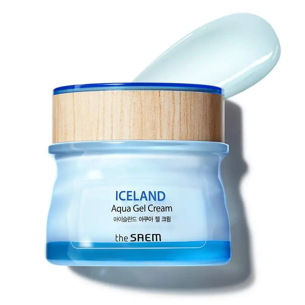 The Saem Iceland Aqua Gel Cream 60ml Korean beauty product image 3