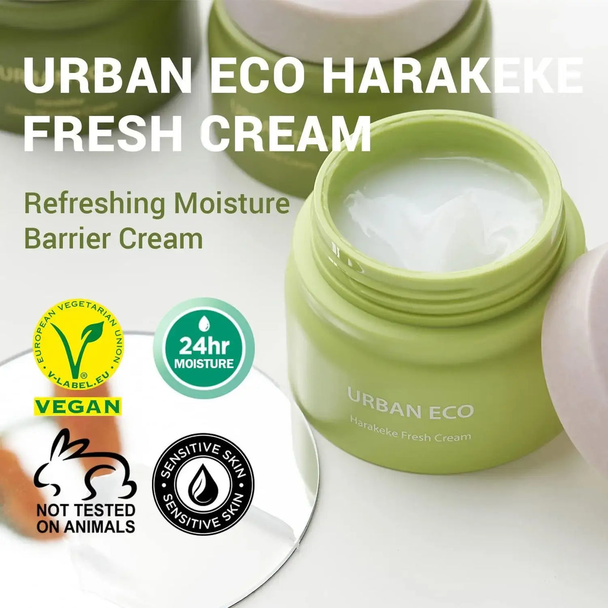 The Saem Urban Eco Harakeke Fresh Cream 50ml Korean beauty product image 4