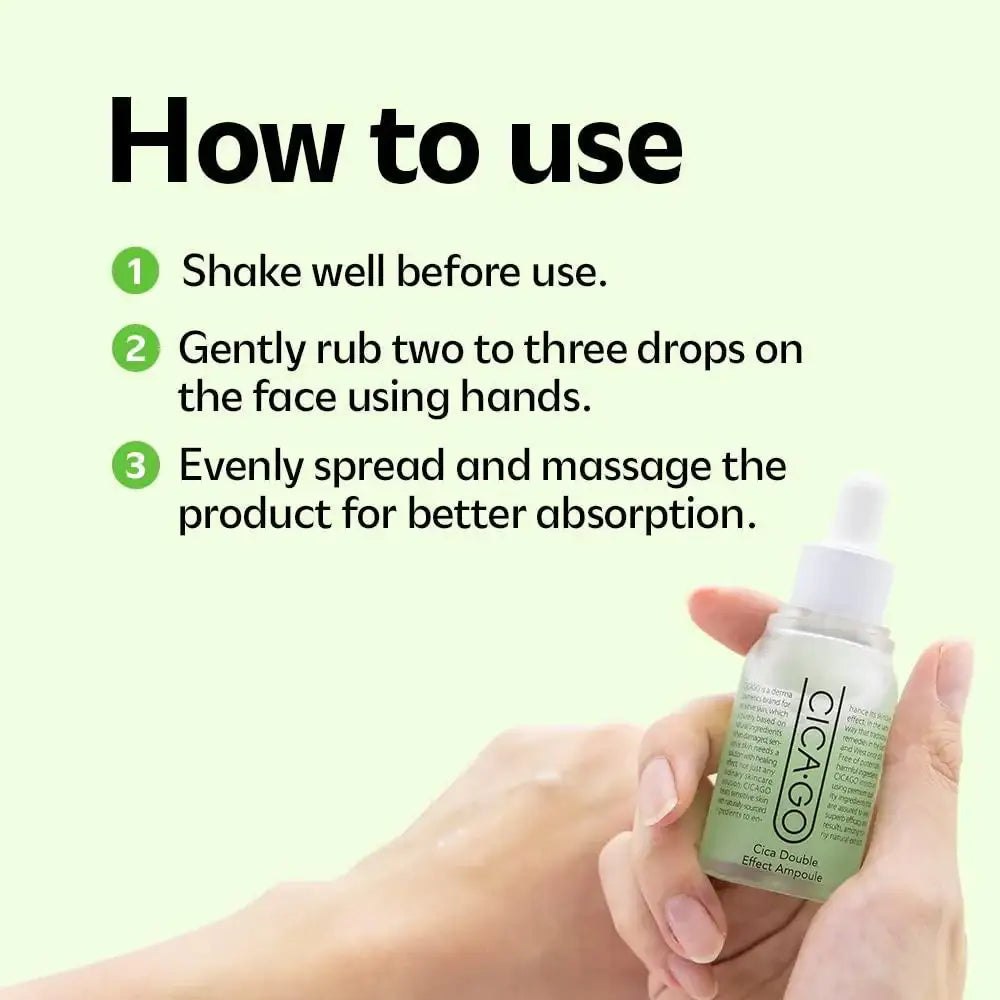 isoi Cica Double Effect Ampoule 30ml Korean skincare product image 9