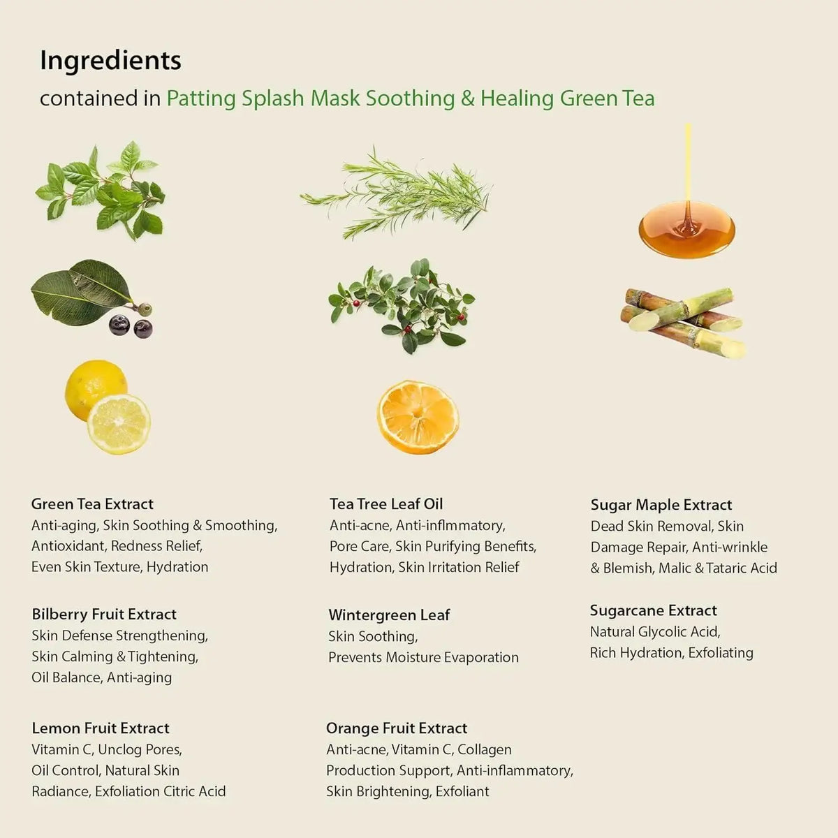 Blithe Patting Splash Mask Soothing & Healing Green Tea 150ml — Sheet Mask — product detail 5