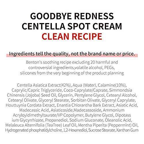 Benton GOODBYE REDNESS CENTELLA SPOT CREAM 15g — Spot Cream — product detail 3