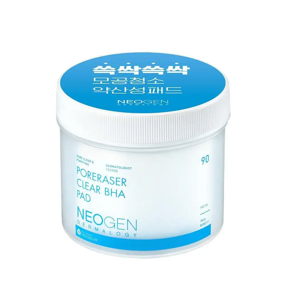 NeoGen DERMALOGY PORERASER CLEAR BHA PAD 160ML (90 PADS) Korean product view 5