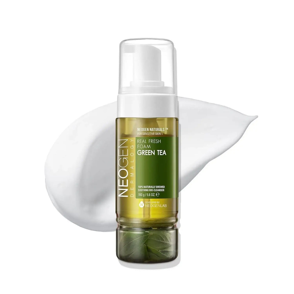 NeoGen DERMALOGY REAL FRESH FOAM CLEANSER GREEN TEA 160G Korean product view 2