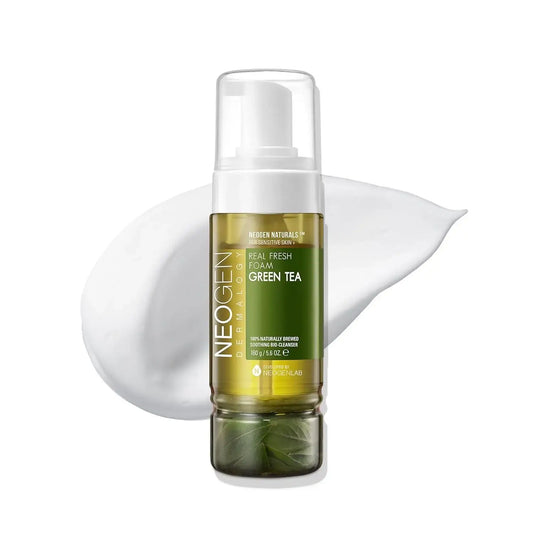 NeoGen DERMALOGY REAL FRESH FOAM CLEANSER GREEN TEA 160G Korean product view 2