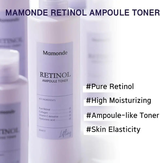 mamonde Pore Shrinker Bakuchiol Retinol Toner 200ml Korean skincare product view 2