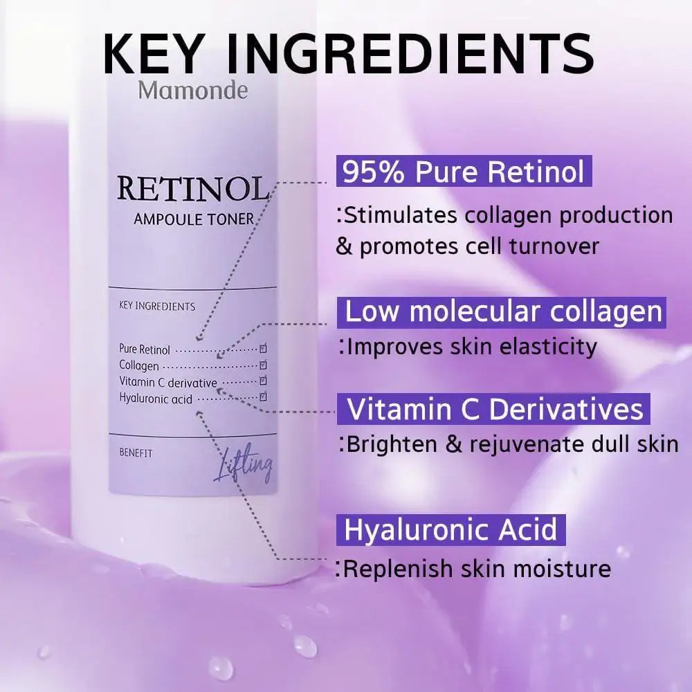 mamonde Pore Shrinker Bakuchiol Retinol Toner 200ml Korean skincare product view 3