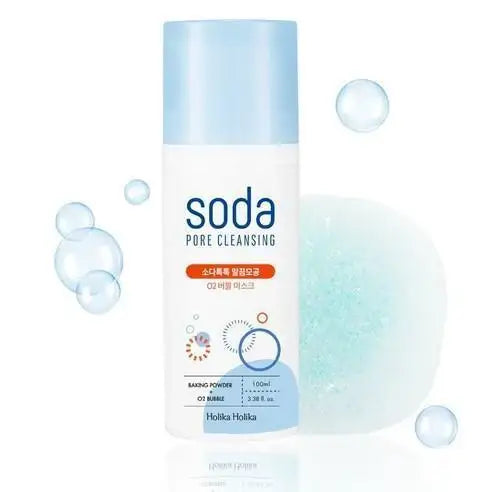 Holika Holika Soda Pore Cleansing O2 Bubble Mask 100ml Korean beauty product image 2