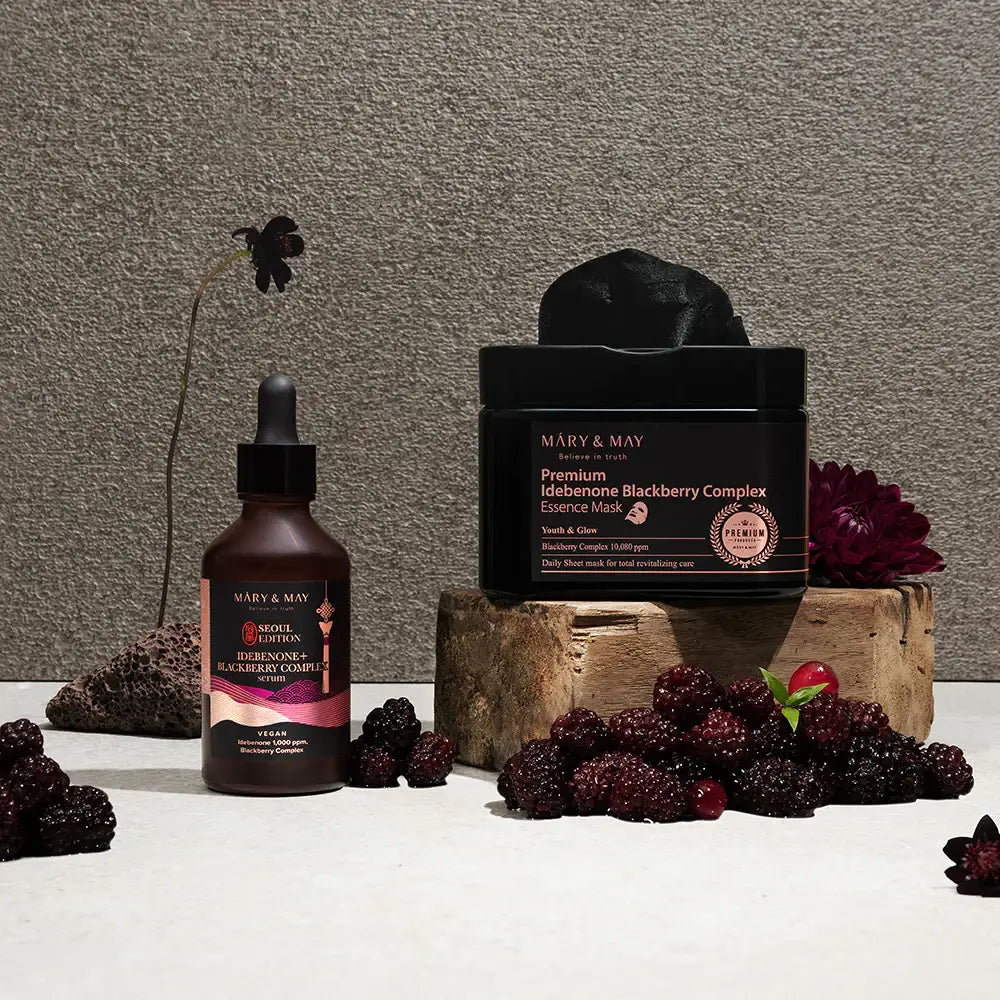 Mary&May Idebenone+Blackberry Complex Serum_80ml Korean product view 3