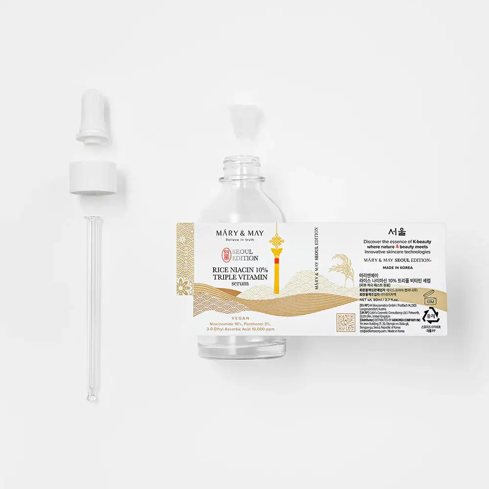 Mary&May Rice niacin 10% Triple Vitamin Serum 80ml Korean product view 3