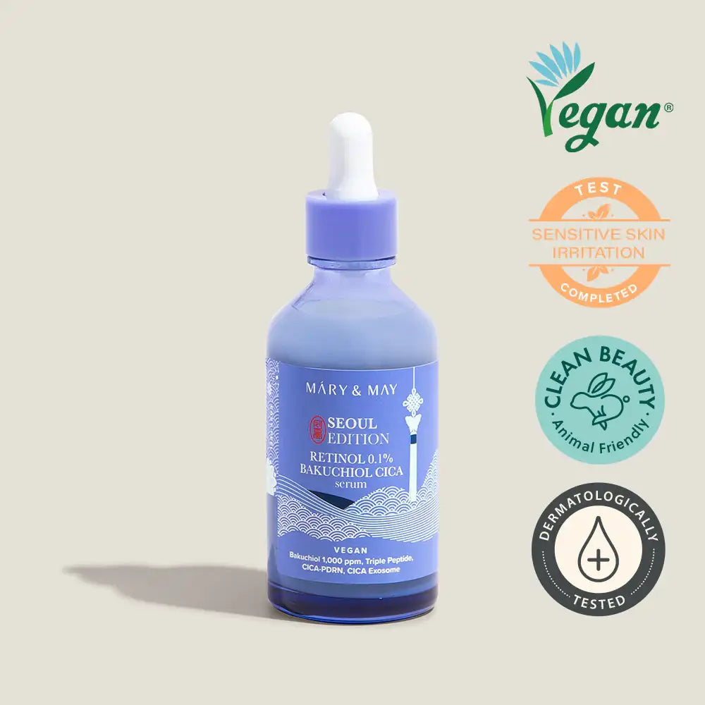 Mary&May Retinol 0.1% Bakuchiol Cica Serum 80ml Korean product view 1