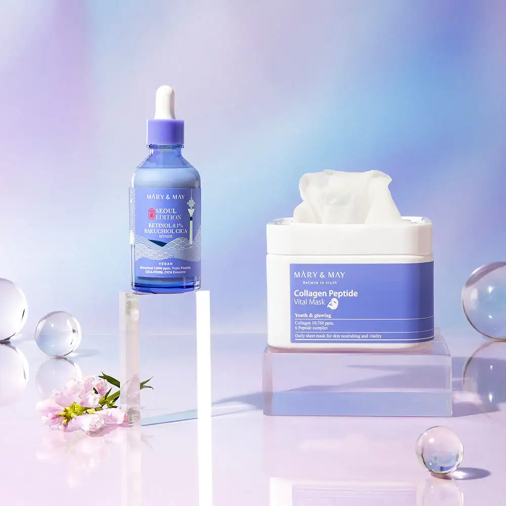 Mary&May Retinol 0.1% Bakuchiol Cica Serum 80ml Korean product view 3