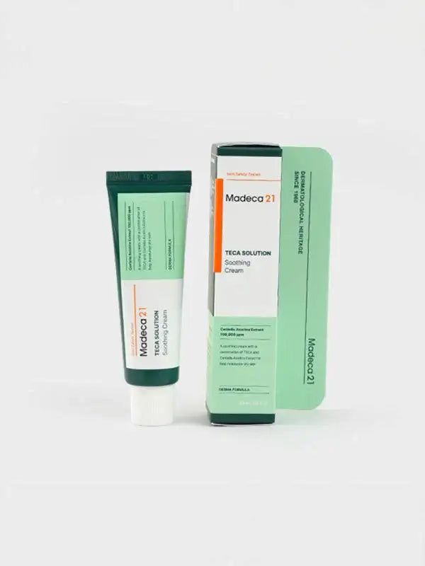 Madeca21 Teca Solution Soothing Cream 50ml product packaging view