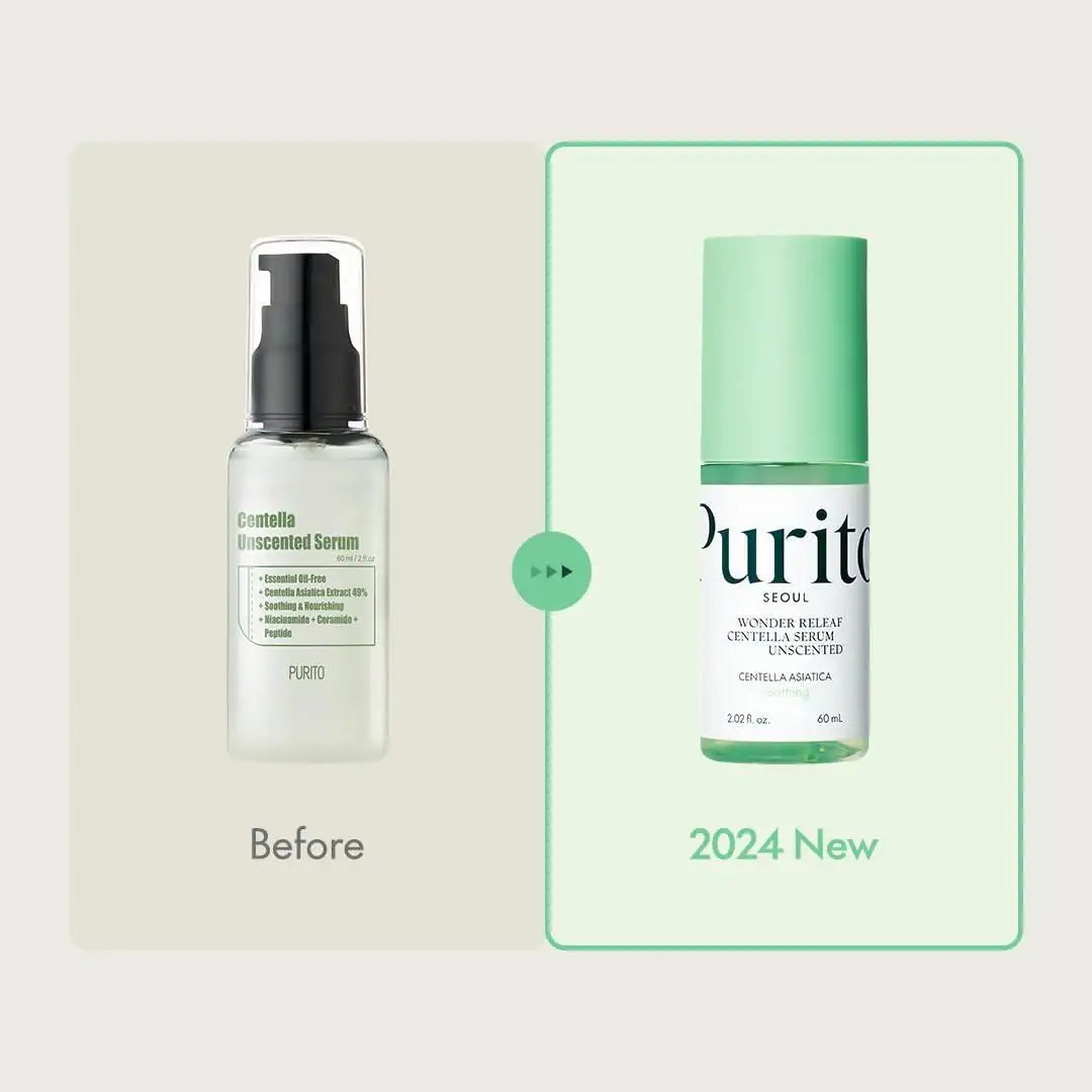 Purito Wonder Releaf Centella Serum Unscented 60ml Korean product view 5