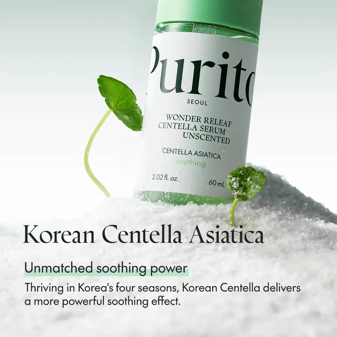 Purito Wonder Releaf Centella Serum Unscented 60ml Korean product view 7