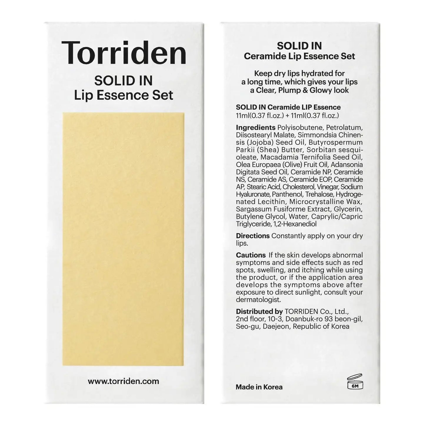 Torriden Solid In Ceramide Lip Essence 11ml Korean skincare product image 10