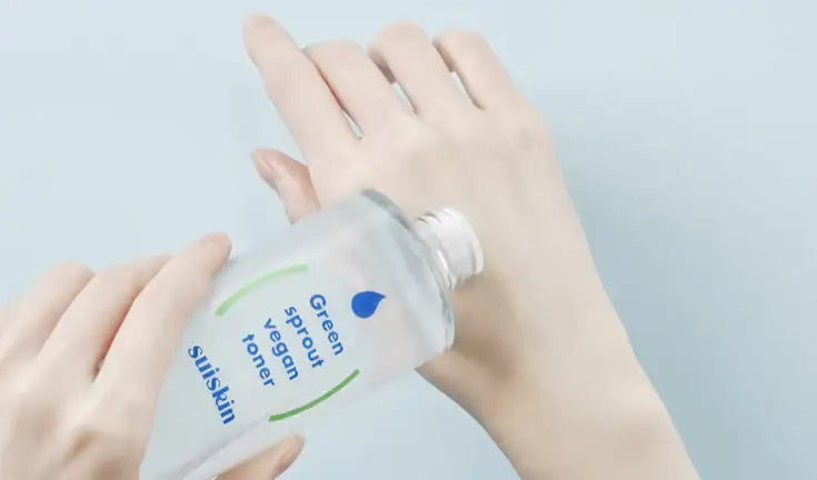 SUISKIN Green sprout vegan toner 200ml Korean skincare product view 4