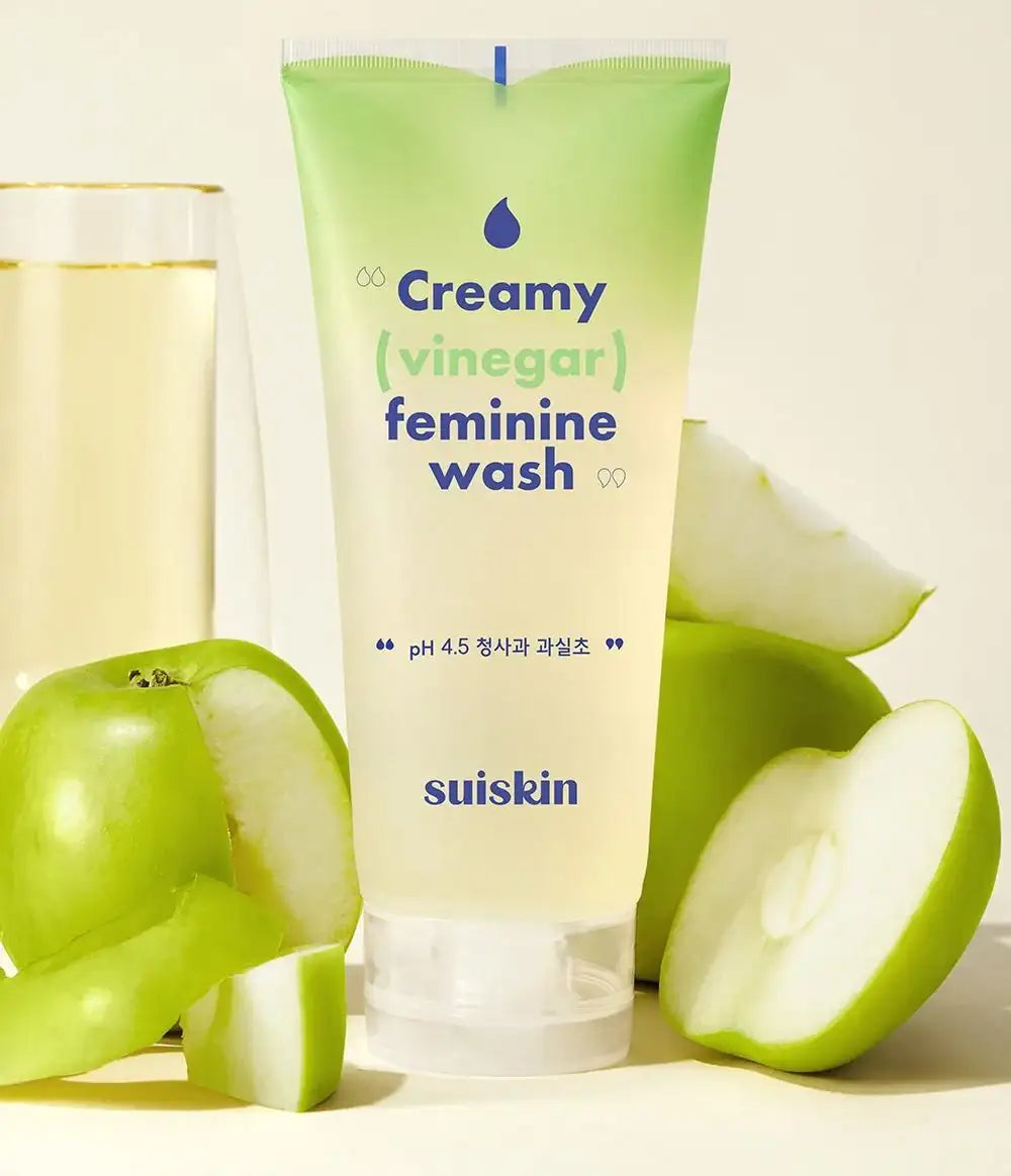 SUISKIN Creamy (vinegar) Feminine Wash 200ml Korean skincare product view 5