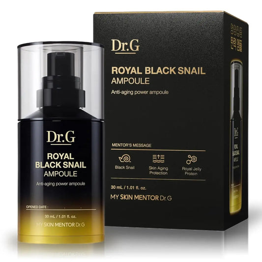 Dr.G Royal Black Snail Ampoule 30ml Korean skincare product image 2