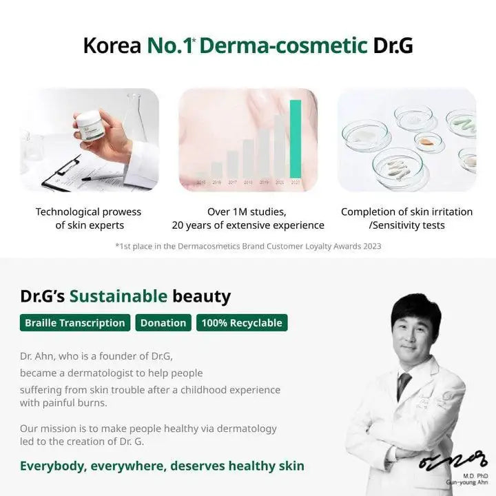 Dr.G Red Blemish Soothing Up Sun 50ml Korean skincare product image 9