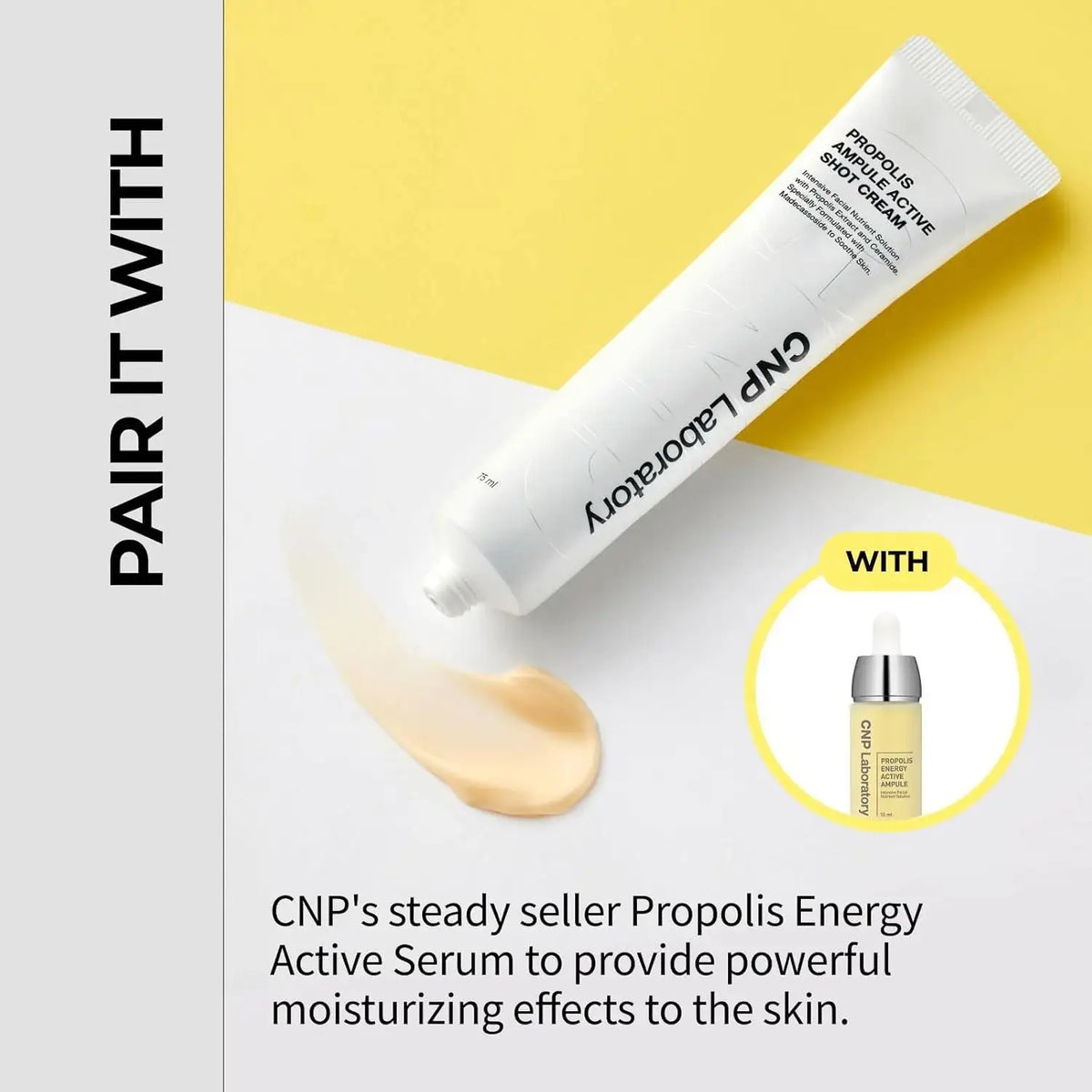 CNP Laboratory Propolis Ampule Active Shot Cream 75ml Korean skincare product image 7