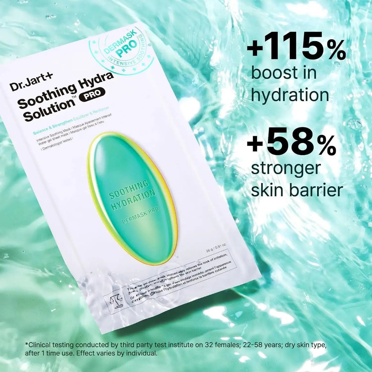 Dr.Jart+ Dermask Soothing Hydra Solution Pro 1ea 25g Korean skincare product image 3