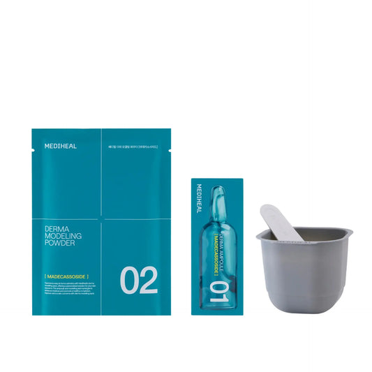 Mediheal Derma Modeling Pack Madecassoside Blemish (Ampoule 2ml+ Powder 28g) Korean skincare product view 2
