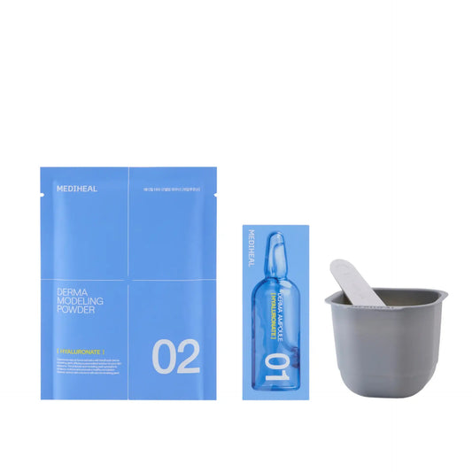 Mediheal Derma Modeling Pack Hyaluronate Moisture (Ampoule 2ml+ Powder 28g) Korean skincare product view 2