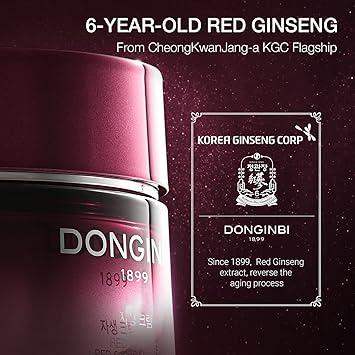 DONGINBI Red Ginseng Daily Defense Cream 25ml Korean red ginseng skincare product image 6