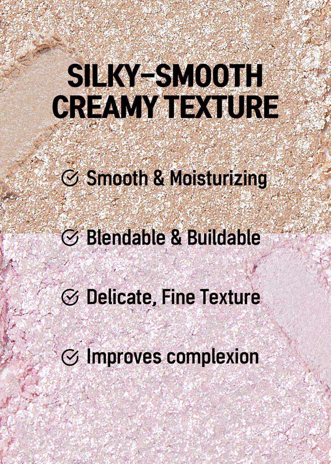 Colorgram Milk Bling Heartlighter 01 Peach Heart Korean makeup product image 6