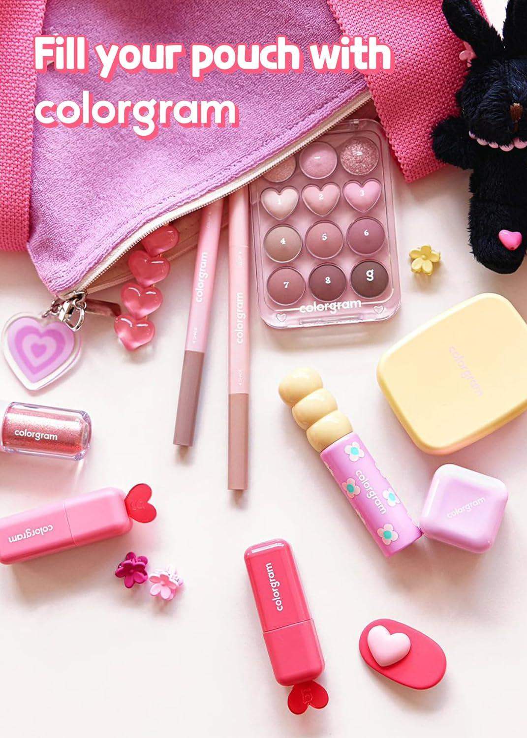 Colorgram Milk Bling Heartlighter 01 Peach Heart Korean makeup product image 8