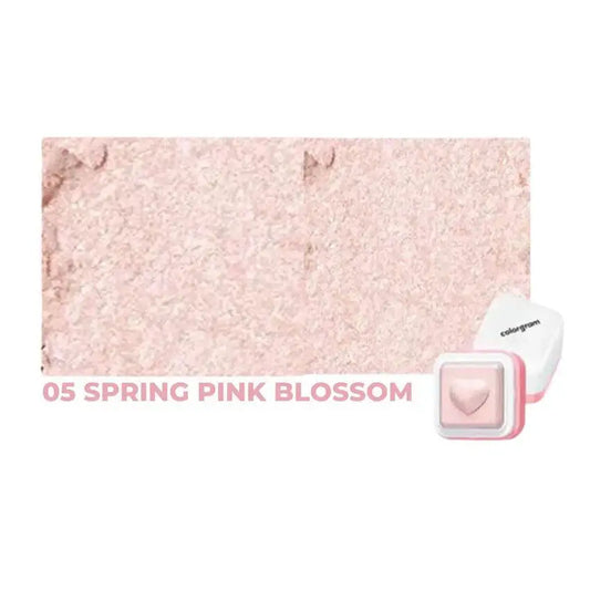 Colorgram Milk Bling Heartlighter 05 Spring Pink Blossom Korean makeup product image 2