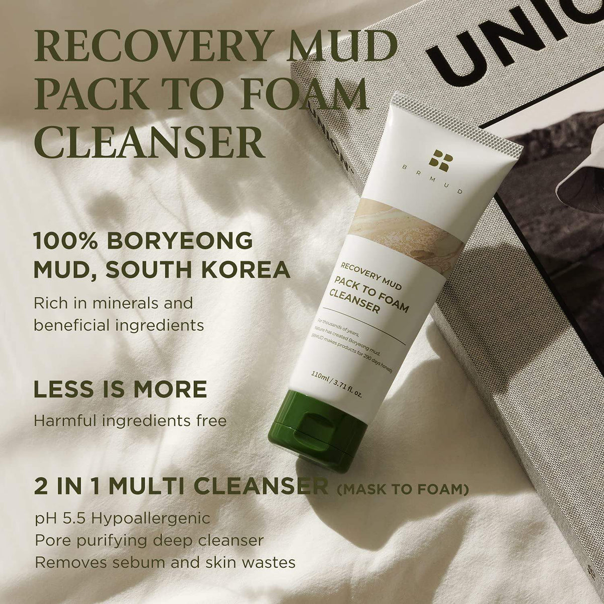 RECOVERY MUD PACK TO FOAM CLEANSER 110ml — product detail 2